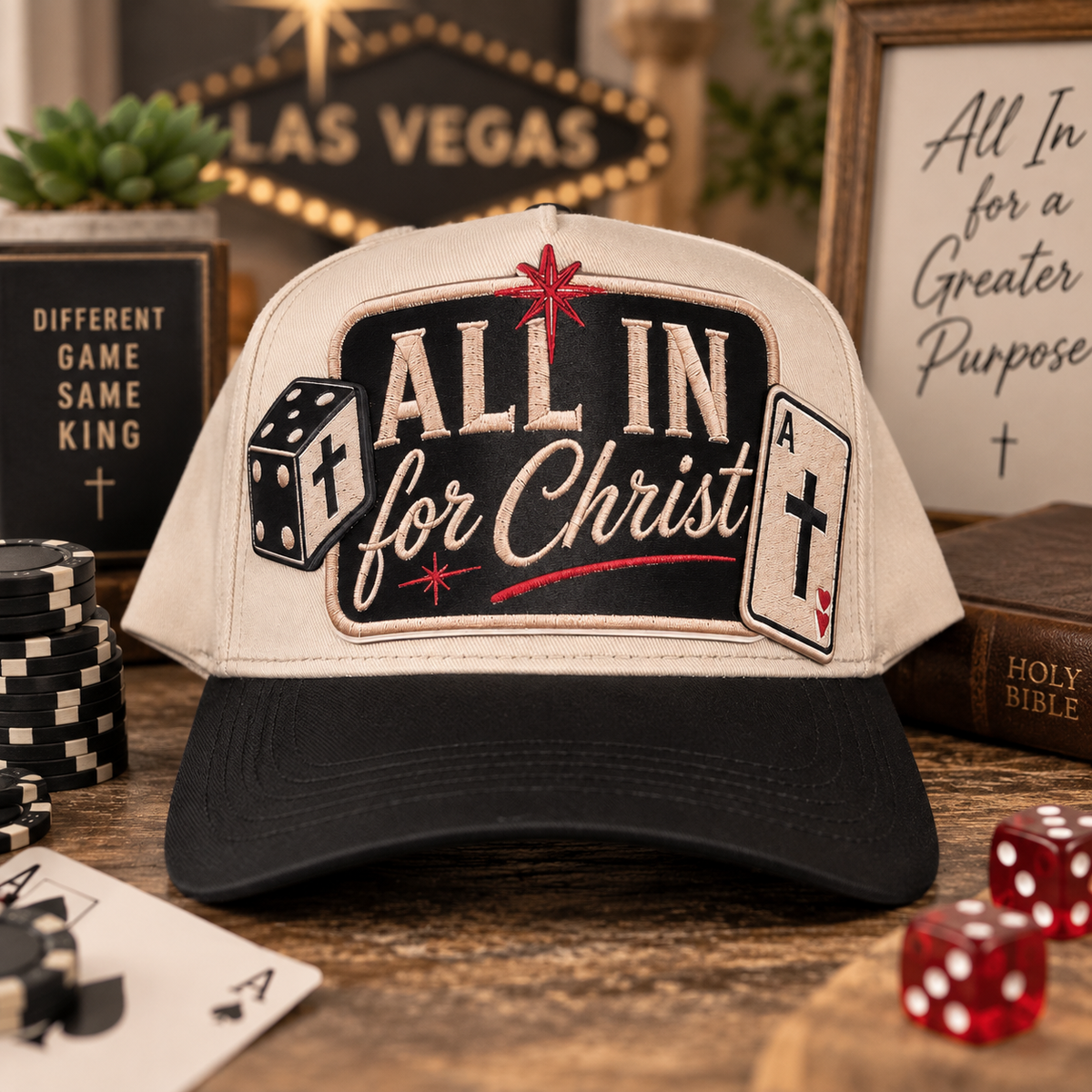 All In for Christ Hat | Vegas Faith