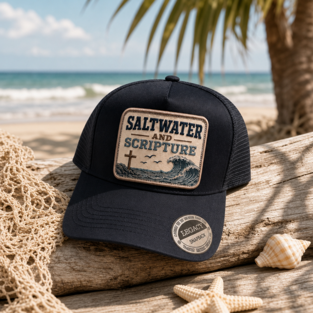 Saltwater & Scripture Hat | Men's Coastal