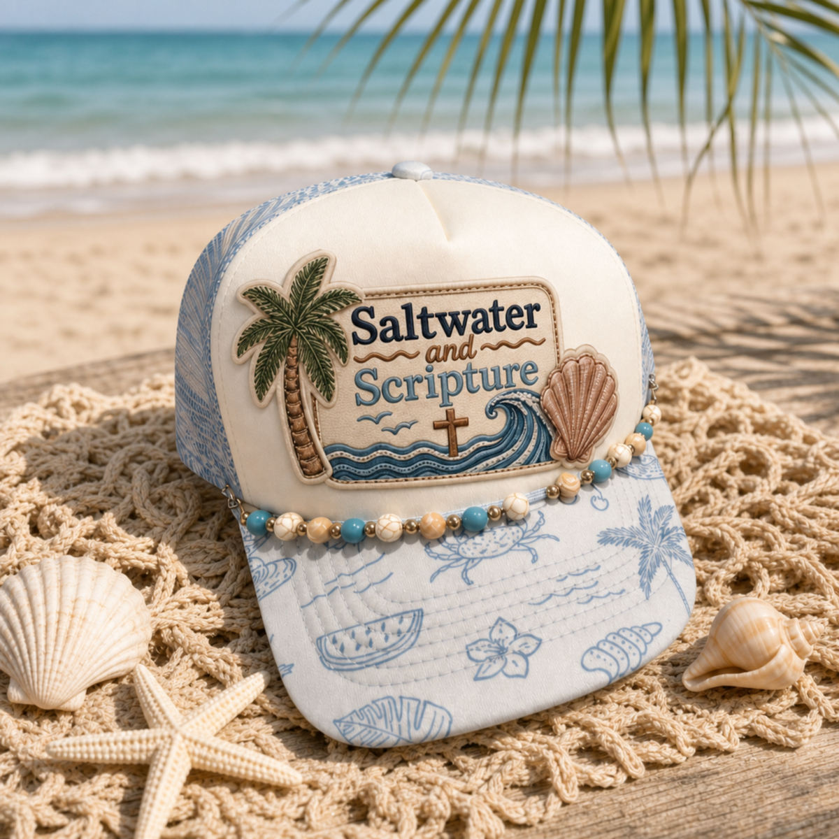 Saltwater & Scripture Hat | Women’s Coastal
